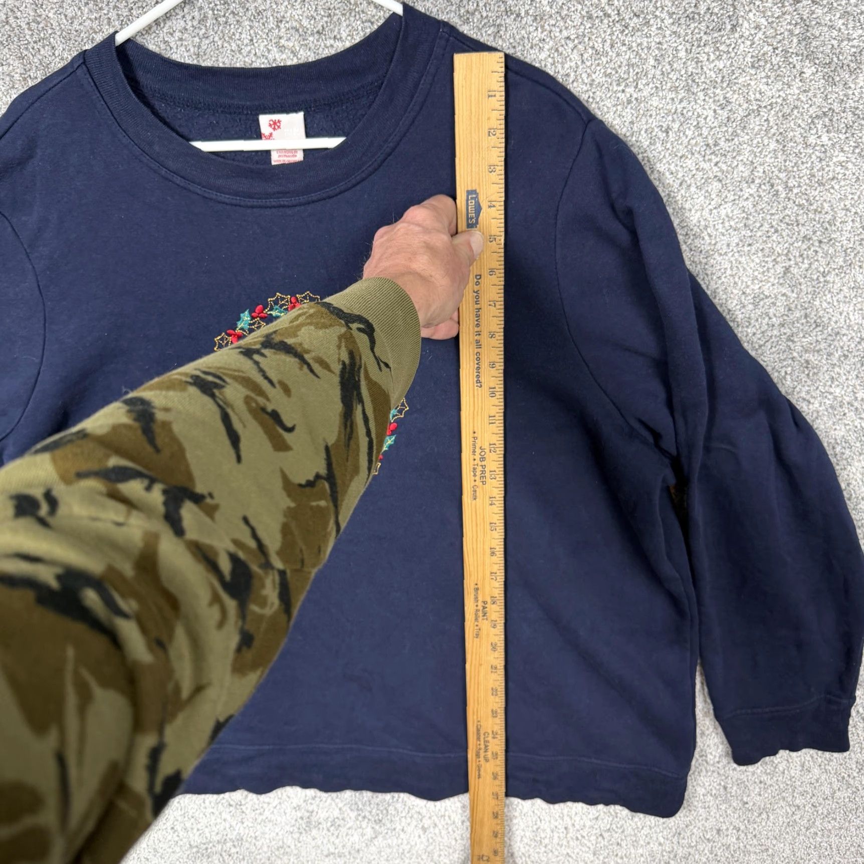 Vintage VTG Y2K Holiday Editions Sweatshirt Womens 2X Blue Fleece Cardinal Christmas Size XXL / US 16-18 / IT 52-54 - 2 Thumbnail