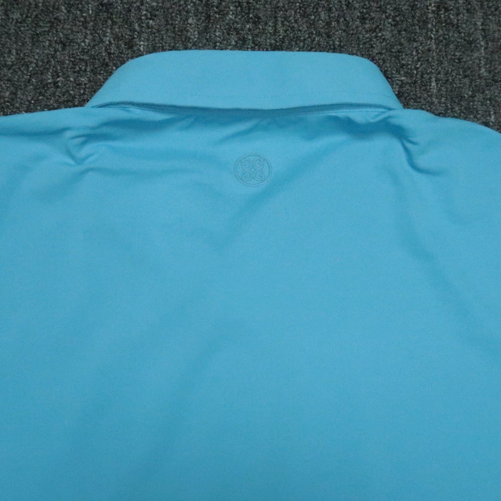 G/FORE G/Fore Shirt Mens Large Blue Performance Polo Short Sleeve Lightweight Golf Shirt Size US L / EU 52-54 / 3 - 6 Thumbnail