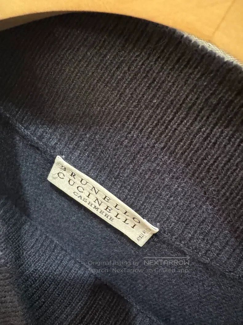Brunello Cucinelli Brunello Cucinelli Ladies Beige Semi High Neck Cashmere Sw Size US M / EU 48-50 / 2 - 5 Thumbnail