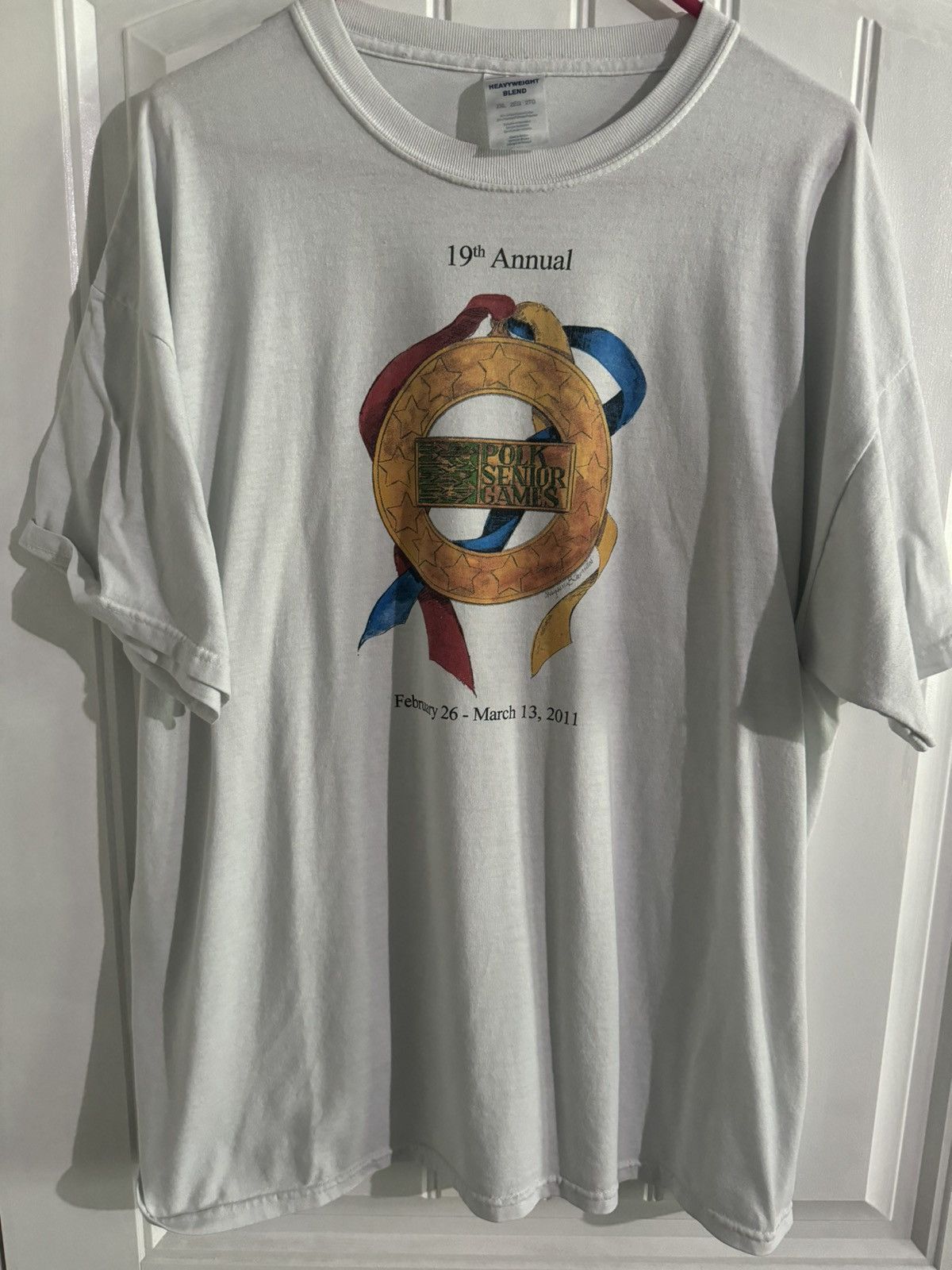 Jerzees × Vintage 2011 Polk Senior games shirt Size US XXL / EU 58 / 5 - 1 Thumbnail