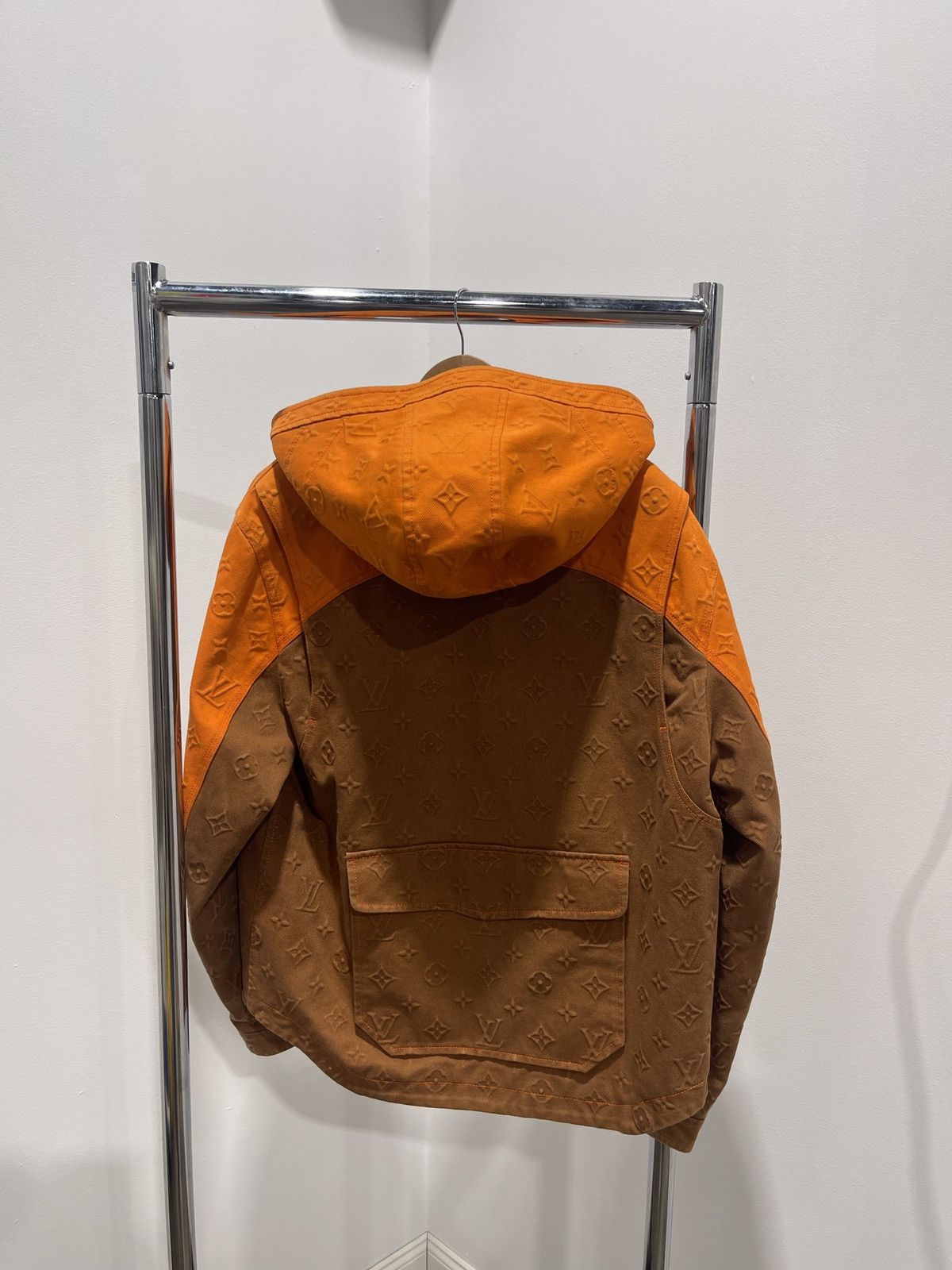 Louis Vuitton Louis Vuitton Carpenter Orange Brown Jacket Size US L / EU 52-54 / 3 - 2 Thumbnail