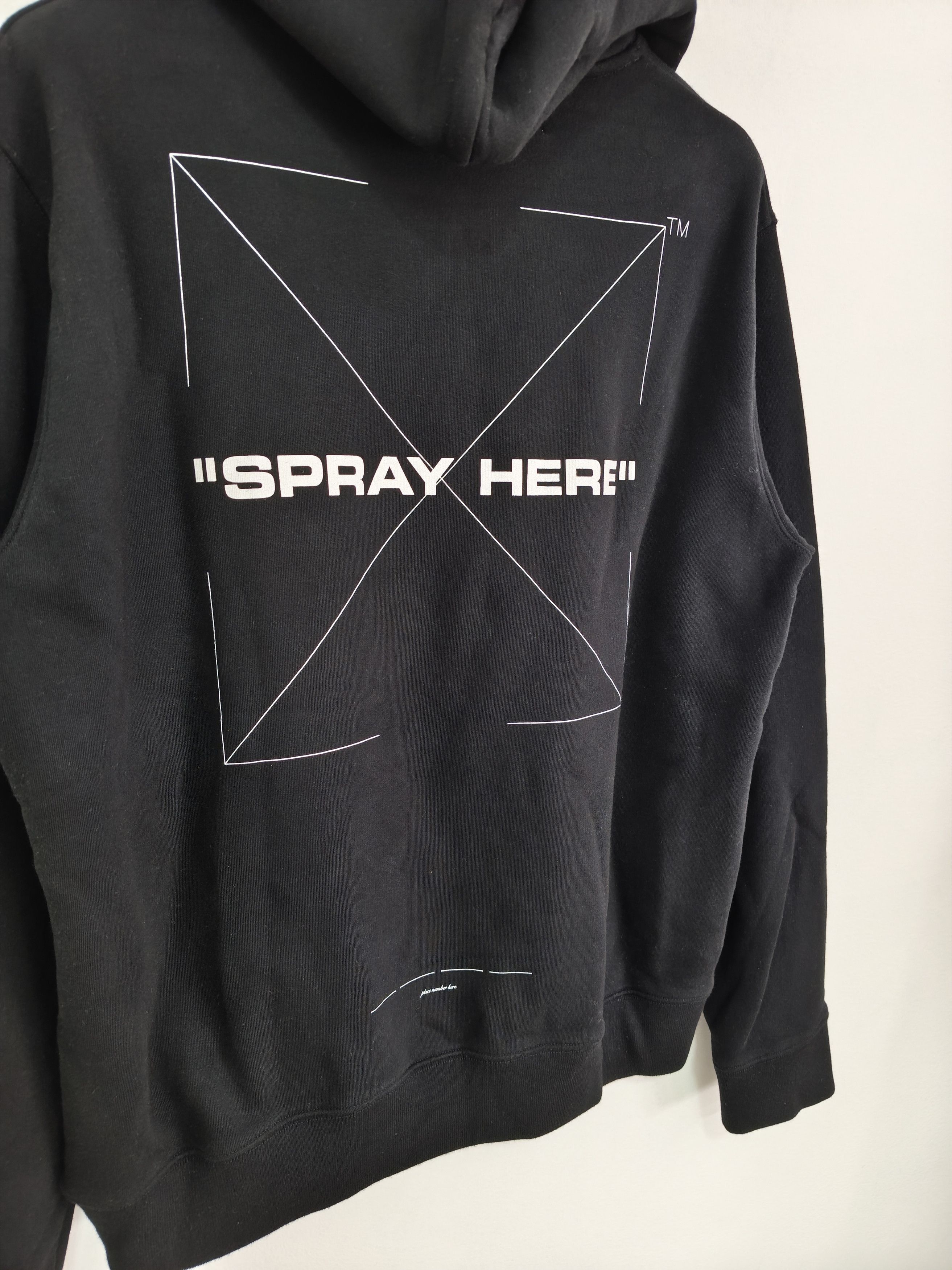 Off-White Off-White "Spray Marker Hoodie" Size US XL / EU 56 / 4 - 4 Thumbnail