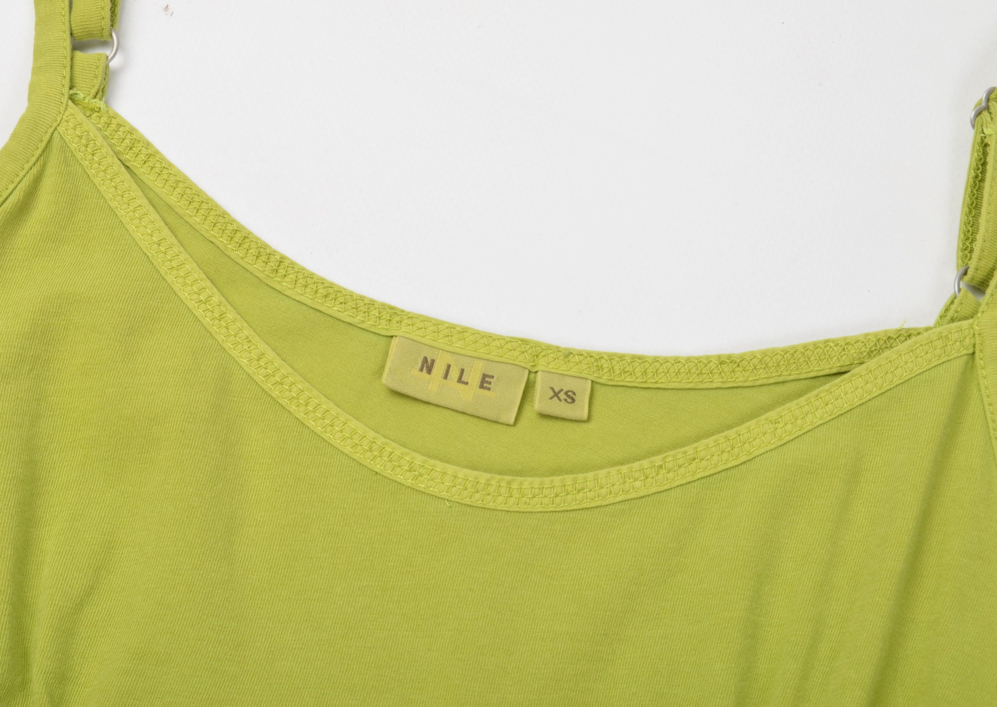 Other Nile Atelier Y2K Garment Dyed Green Babydoll Cami Top Size XS / US 0-2 / IT 36-38 - 7 Thumbnail