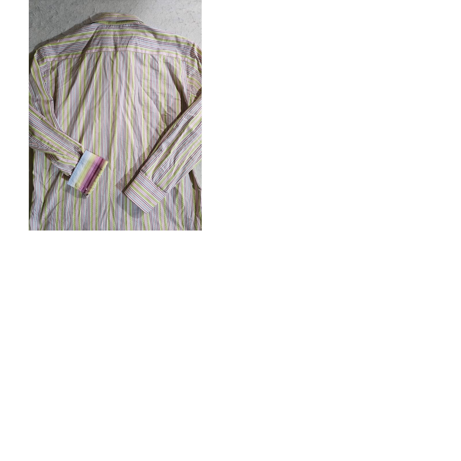 Robert Graham Robert Graham Signature Button Up Dress Shirt Multicolor Design Barrel Cuffs Lg Mens Size 42R - 9 Thumbnail