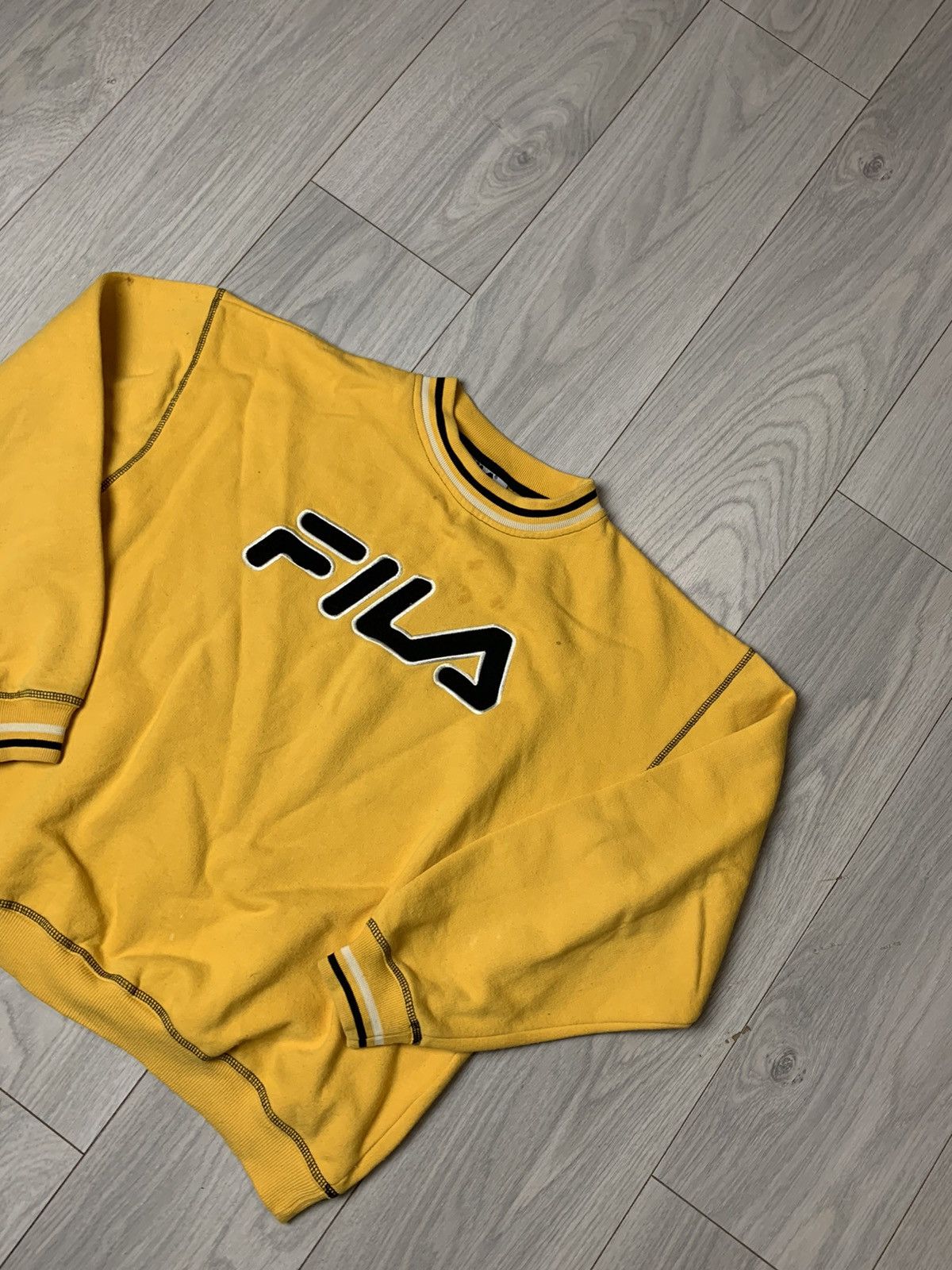 Fila × Vintage Vintage Sweatshirt Fila With Centre Logo Y2K Size US M / EU 48-50 / 2 - 2 Thumbnail