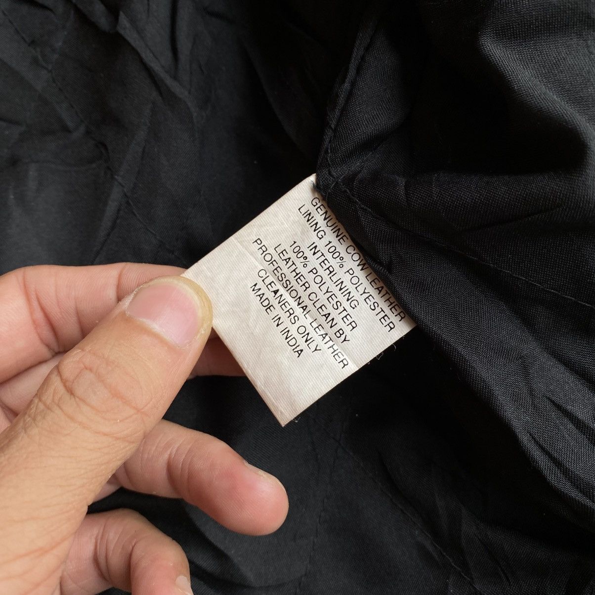 Genuine Leather × Japanese Brand BRANDO Bikers Leather Jacket Size US L / EU 52-54 / 3 - 10 Thumbnail