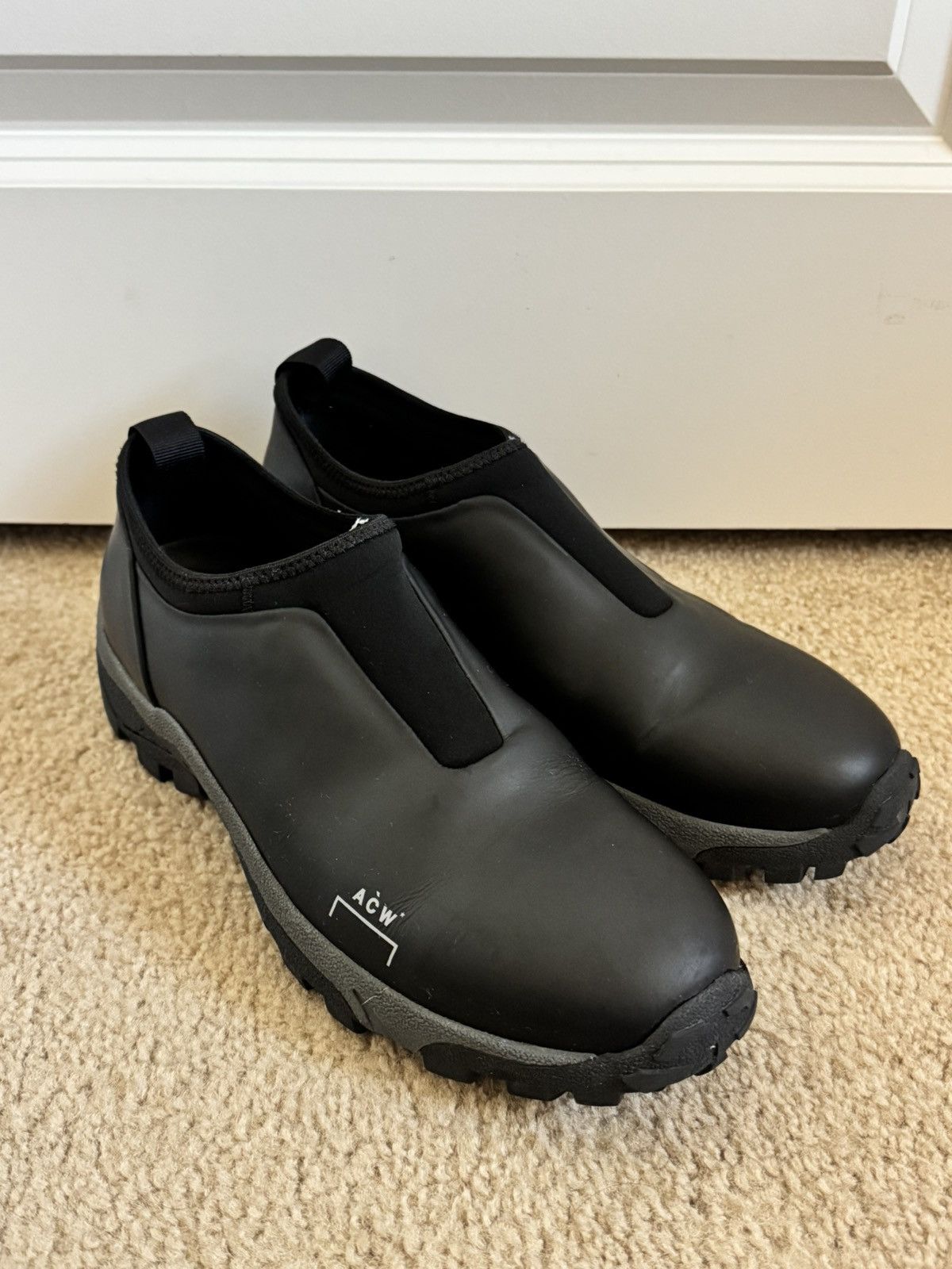 A cold wall nylon studio moc new Nc.1 Dirt Ankle Boots - A Cold Wall - Leather - Black main image 3