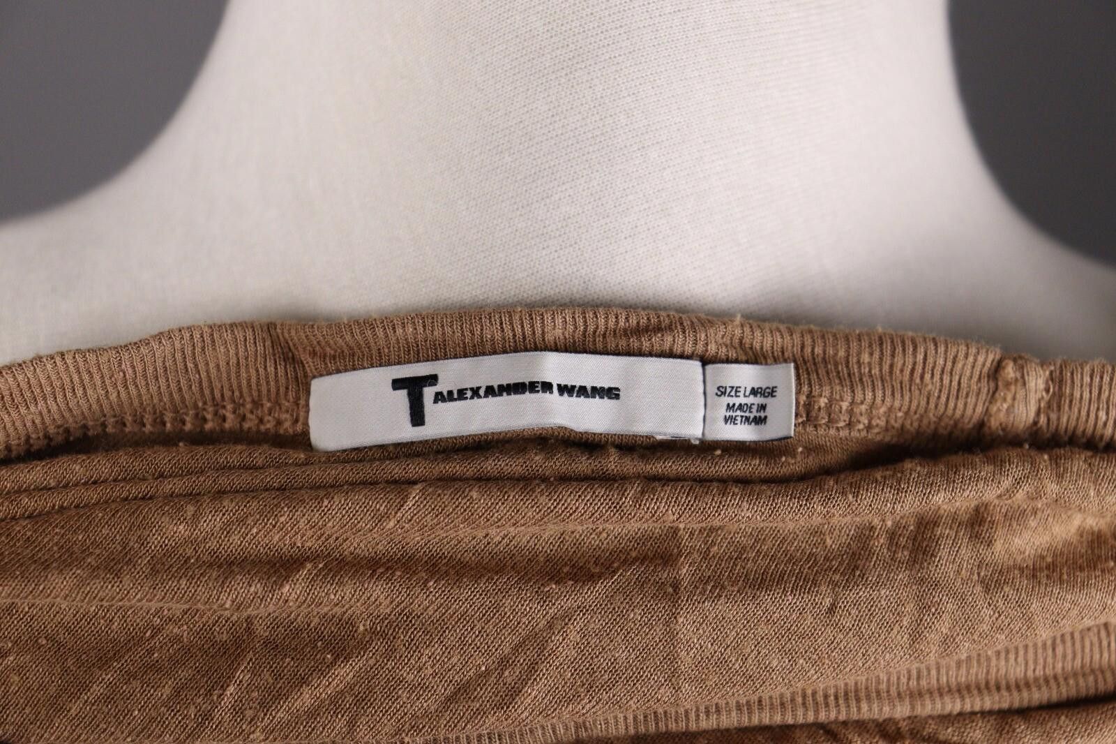 Alexander Wang T Alexander Wang Brown Long Sleeve Blouse Shirt Size L Size L / US 10 / IT 46 - 9 Thumbnail