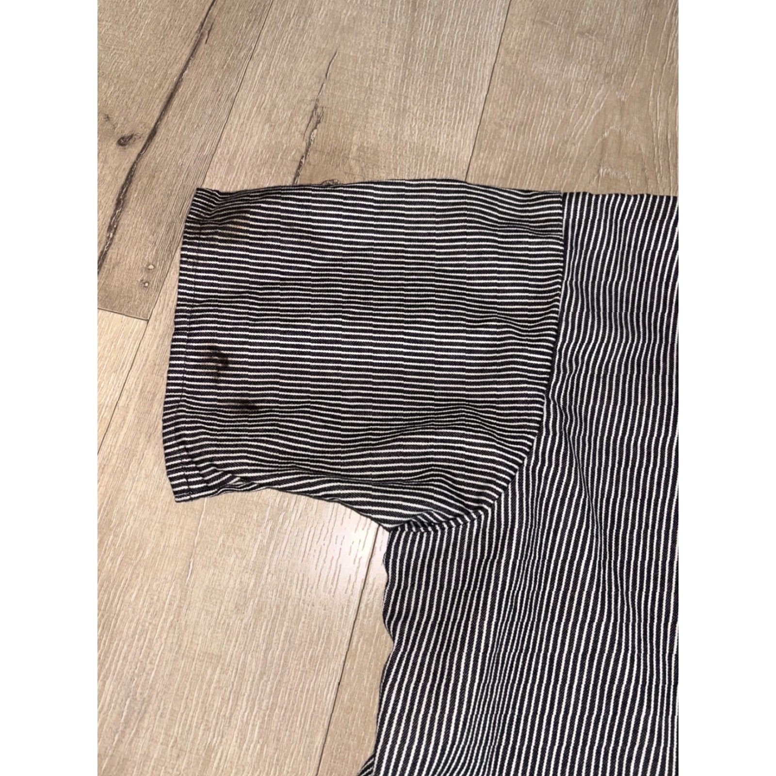 Ben Davis Ben Davis Shirt Men’s 3XL Short Sleeve Black Striped 1/2 Zipper Size US XXL / EU 58 / 5 - 4 Thumbnail