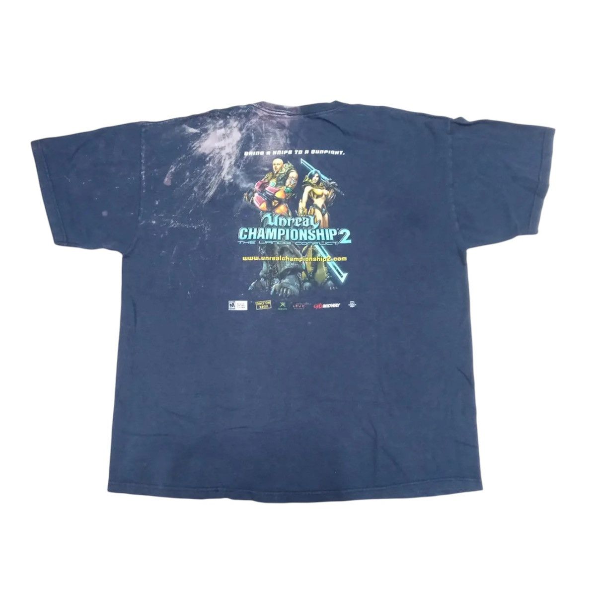 Vintage Vintage 2000s Unreal Championship 2 T-Shirt Xbox Size US XL / EU 56 / 4 - 1 Thumbnail