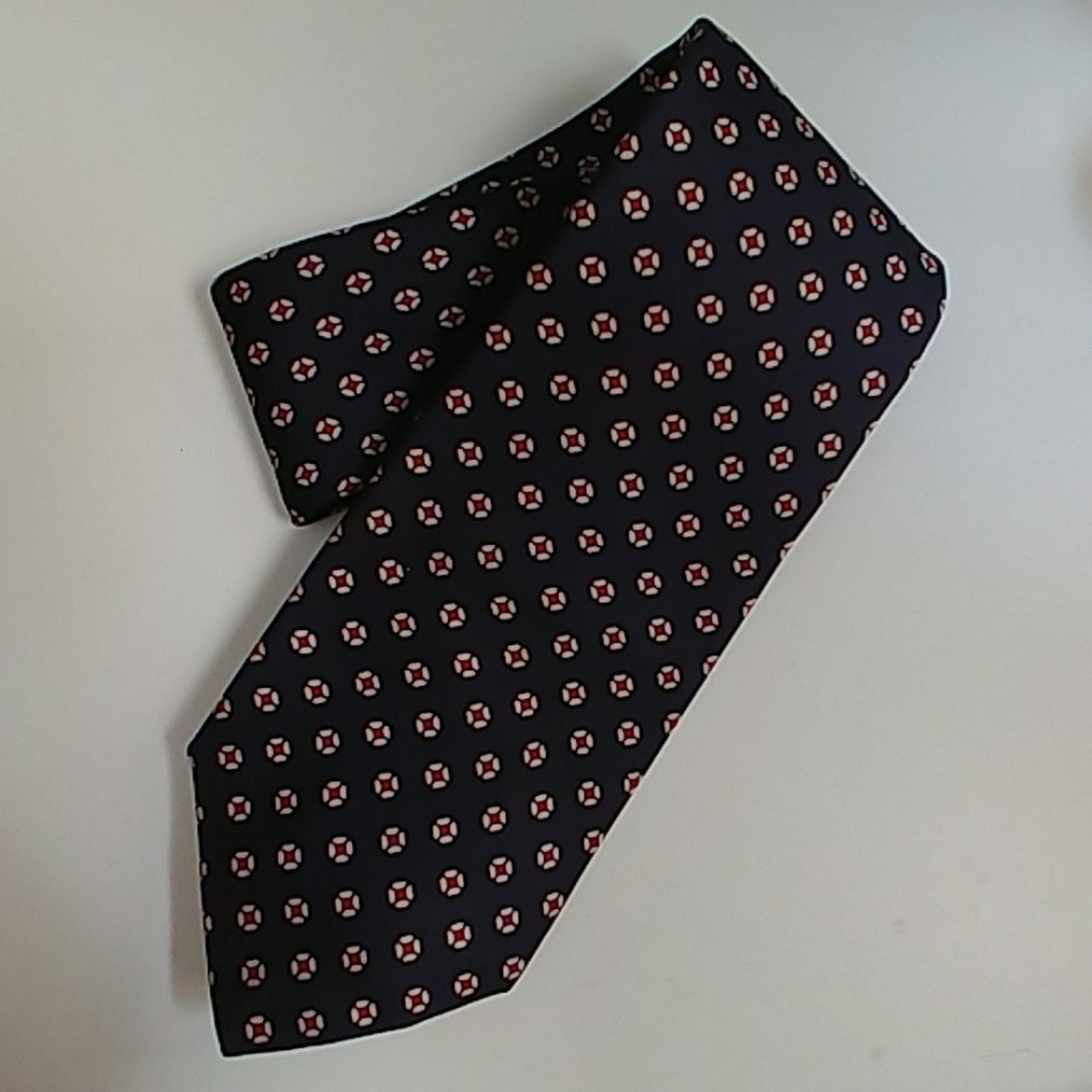 Brooks Brothers Mens Necktie Brooks Brothers Silk Red/White/Blue Size ONE SIZE - 1 Thumbnail