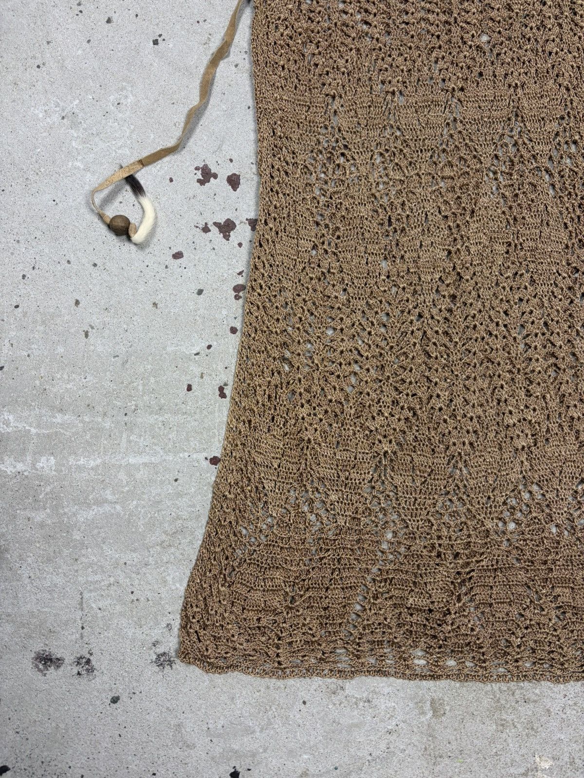Dolce & Gabbana Rare SS 1997 Dolce & Gabbana Sheer Knit Crochet Mini Dress Size S / US 4 / IT 40 - 10 Thumbnail