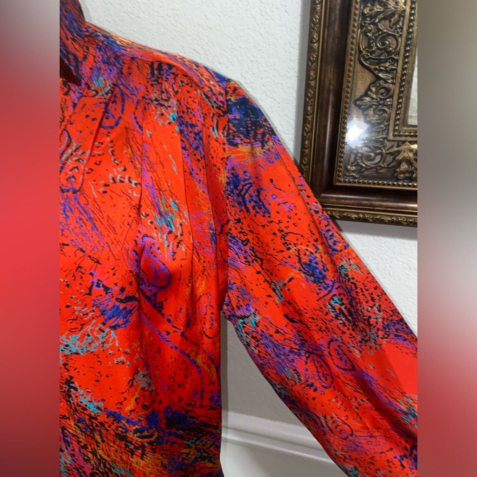 Vintage TESS Paris-Milano Vintage Blouse Size S / US 4 / IT 40 - 4 Thumbnail