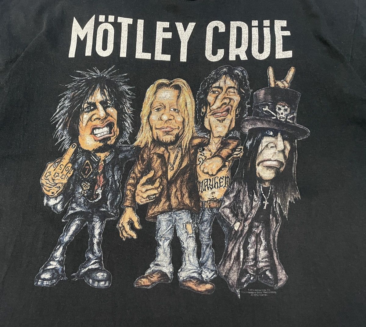 Band Tees vintage 2014 MOTLEY CRUE back hit large made in mexico Size US L / EU 52-54 / 3 - 2 Thumbnail
