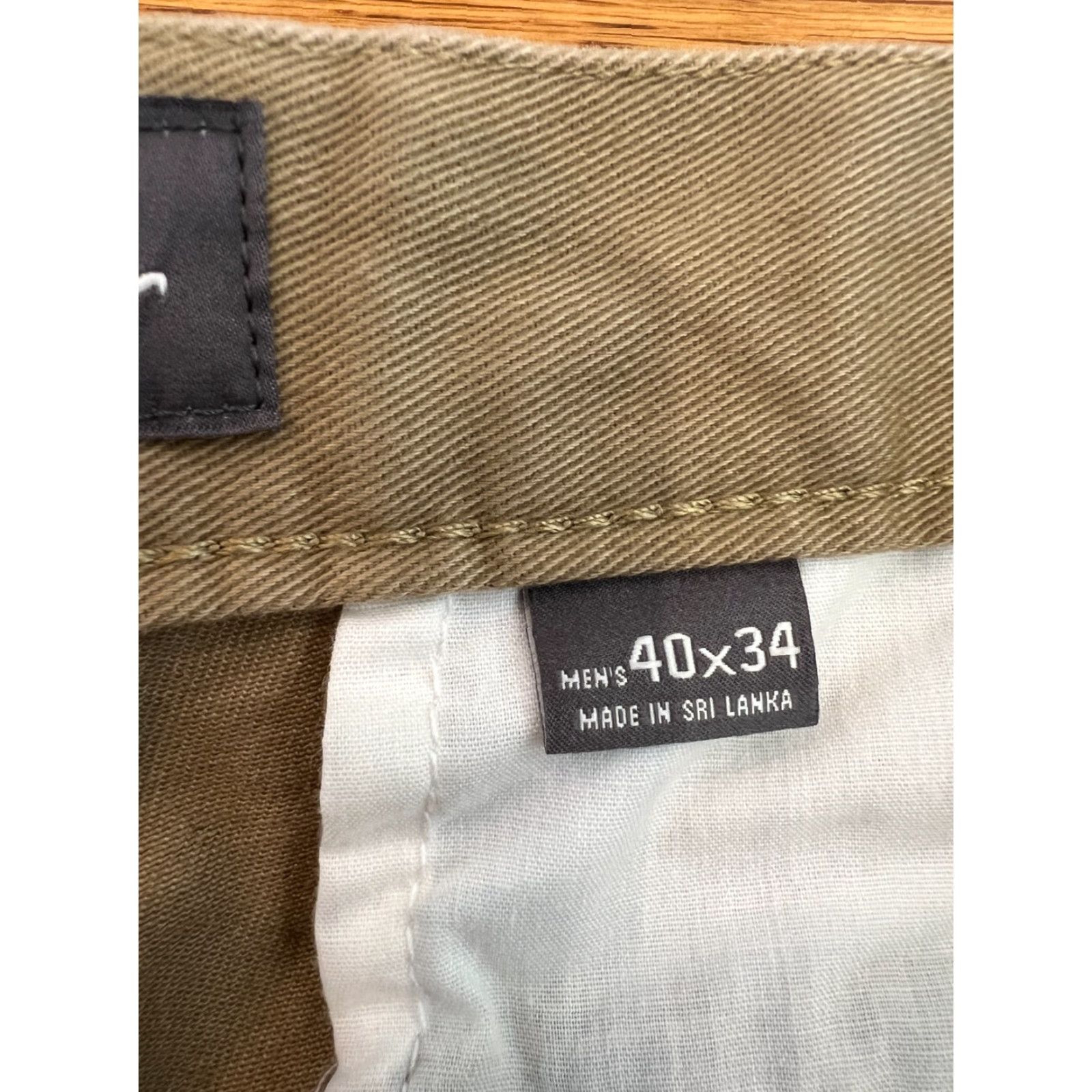 Eddie Bauer VINTAGE Eddie Bauer Men’s Chino Pants Flat Front Business Formal Casual 40x33 Beige Size US 40 / EU 56 - 2 Thumbnail
