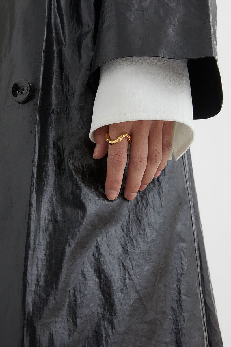 Jil Sander o1loc1c0426 Size:OS/Ring in Golden Size ONE SIZE - 3 Thumbnail