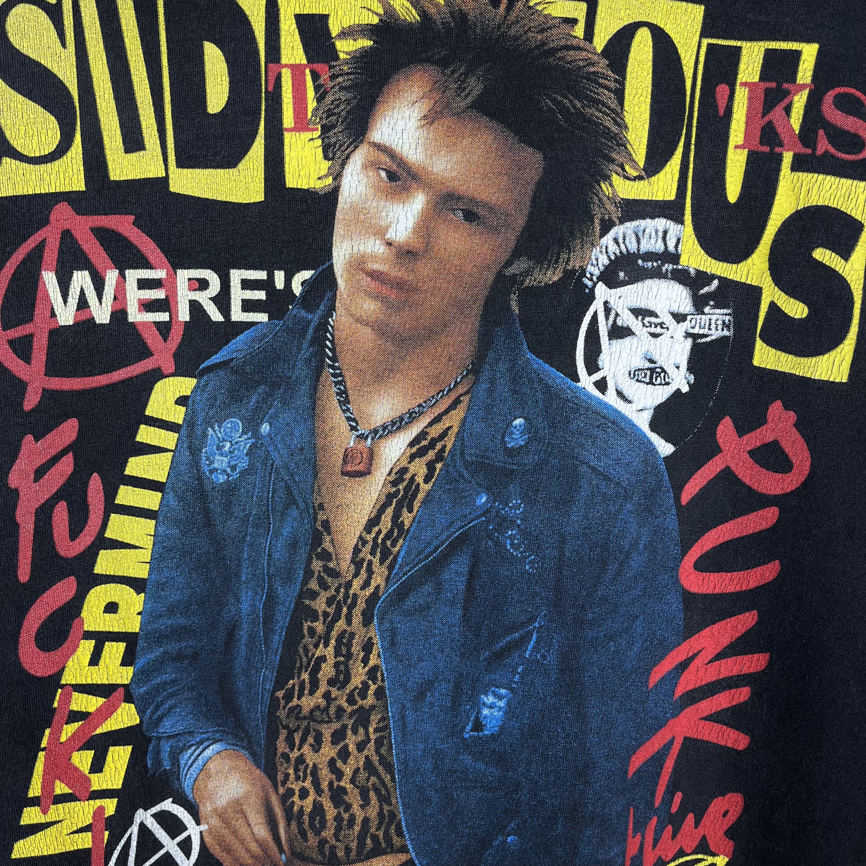 Band Tees Vintage Sid Vicious Sex Pistols Punk Longsleeve T Shirt 90’s Size US L / EU 52-54 / 3 - 11 Thumbnail