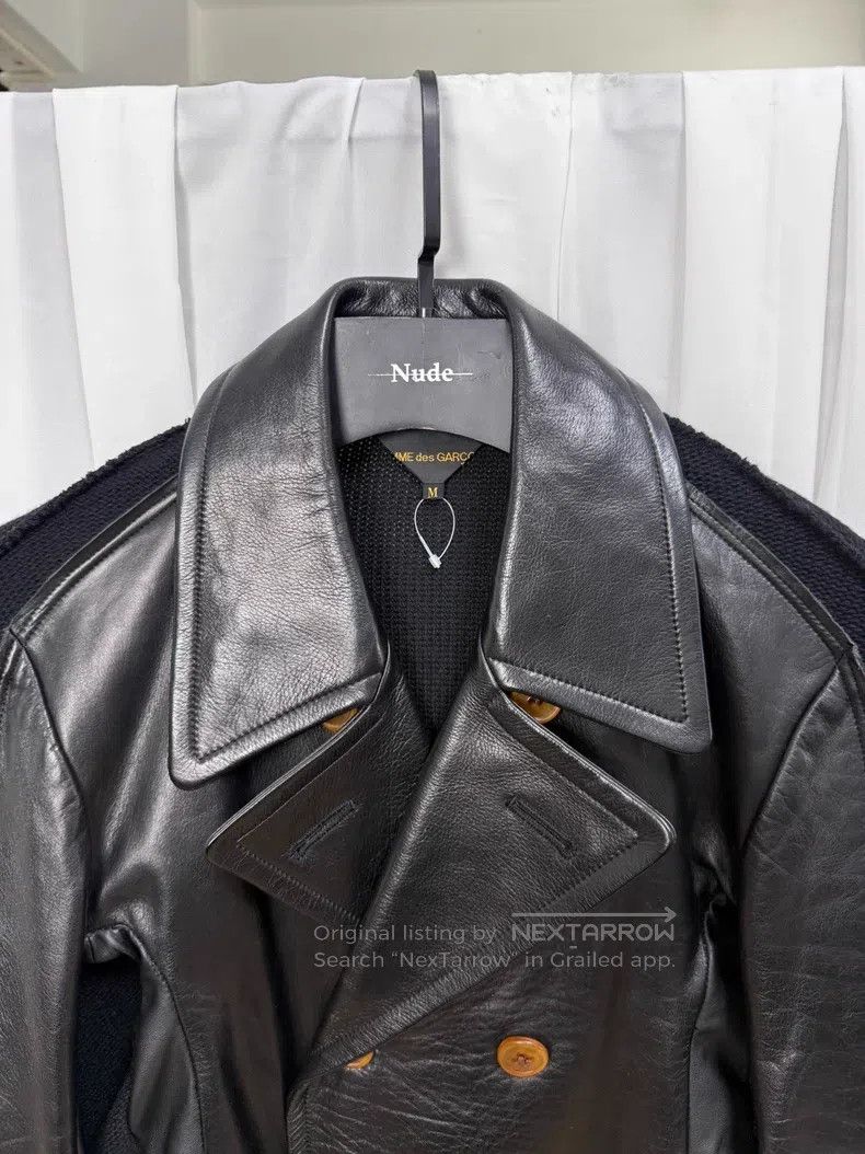 Comme des Garcons Comme des garcons 02AW leather patchwork trench coat with Size M / US 6-8 / IT 42-44 - 4 Thumbnail