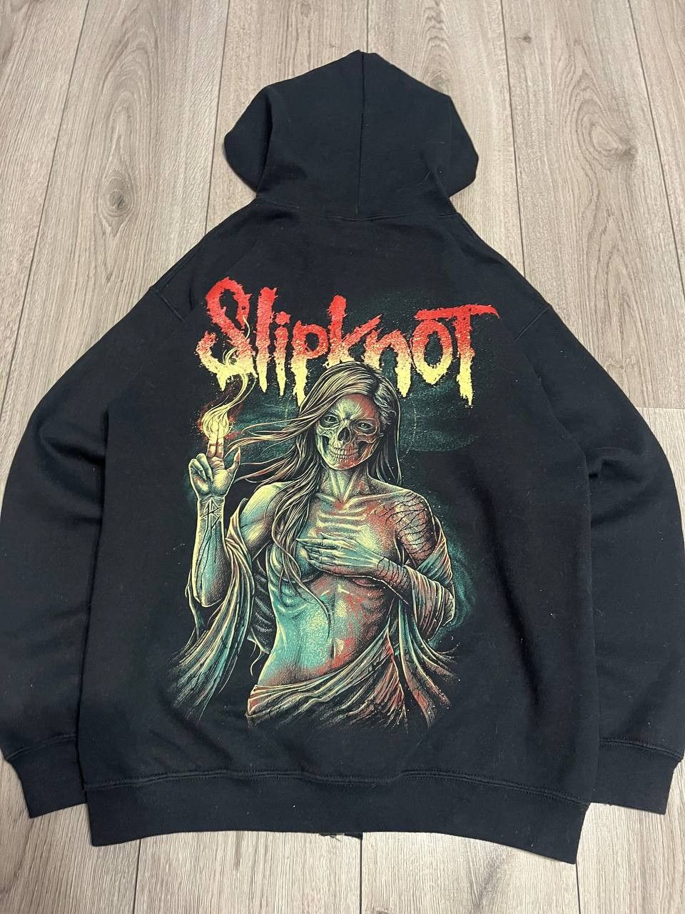Gildan Slipknot Zip_hoodie Mens Size M Big Logo Size US M / EU 48-50 / 2 - 2 Thumbnail