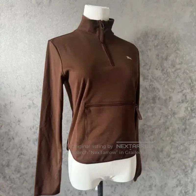 Burberry Burberry Brown Long Sleeve Crop Sweatshirt. Size M / US 6-8 / IT 42-44 - 7 Thumbnail
