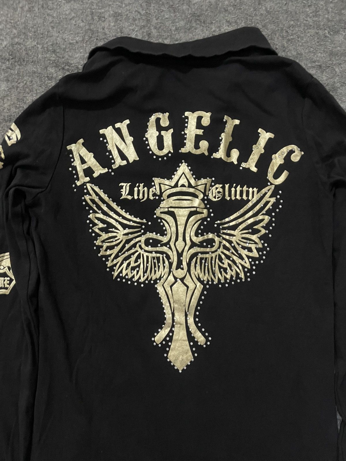 Hysteric Glamour × If Six Was Nine × Japanese Brand GOTHIC POEM SKULL PUNK JAPANESE STYLE LONG SLEEVE Size US M / EU 48-50 / 2 - 10 Thumbnail