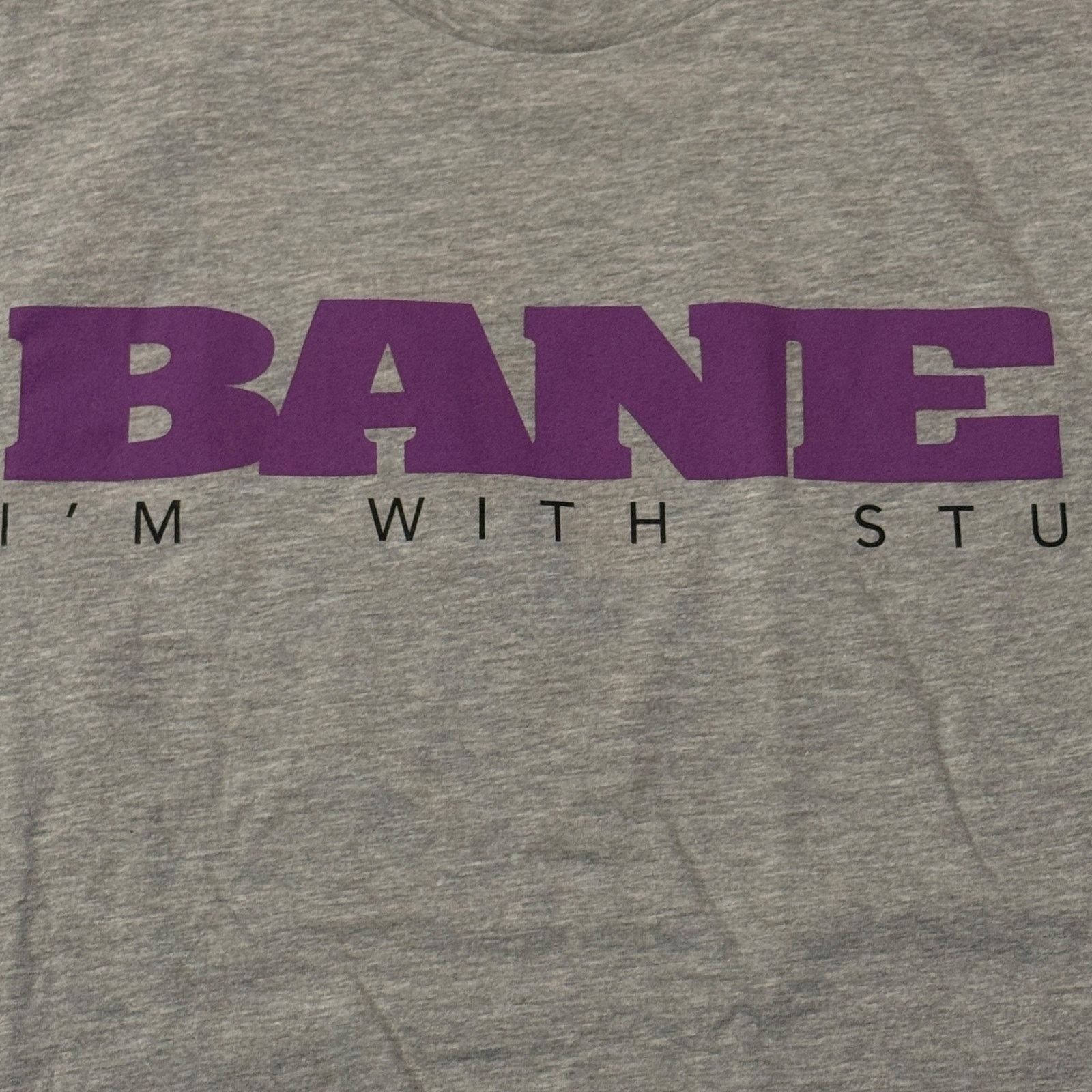 Other Bane Hardcore Band I'm With Stu Light Gray T-Shirt Size XL Size US XL / EU 56 / 4 - 2 Thumbnail