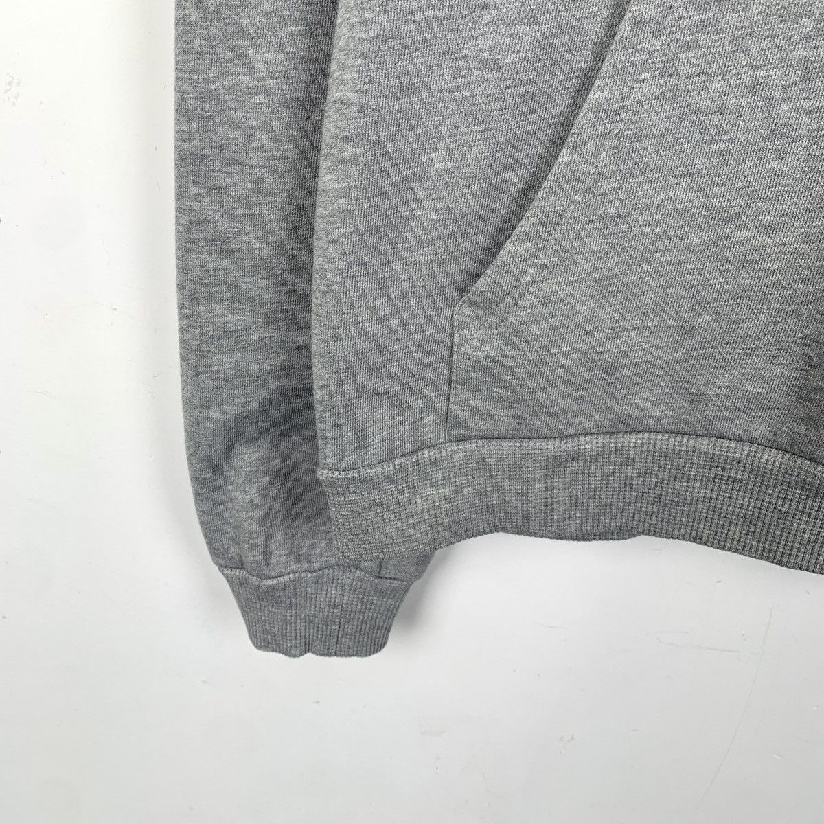 Celine Celine Grey Logo Printed Cotton Hooded Sweatshirt K26WX Size XS / US 0-2 / IT 36-38 - 4 Thumbnail