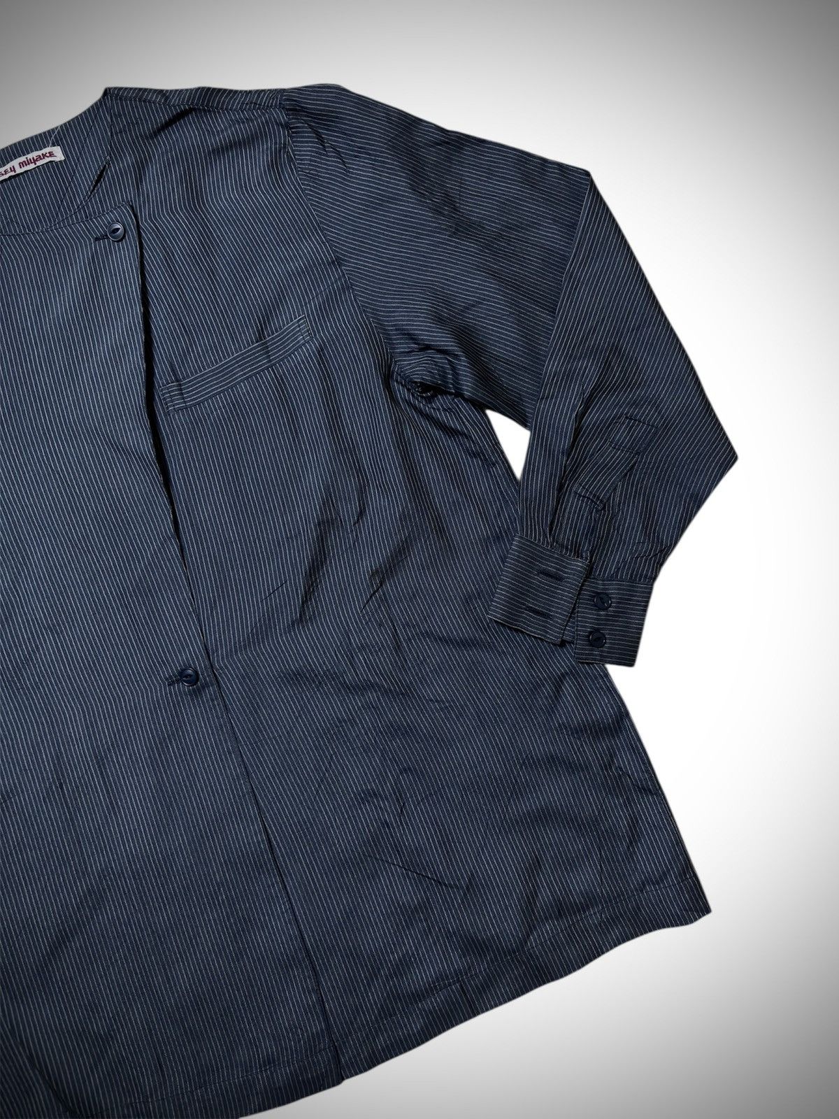 Issey Miyake 1980’s Issey Miyake - RARE Archived Mandarin Shirt Size US M / EU 48-50 / 2 - 2 Thumbnail
