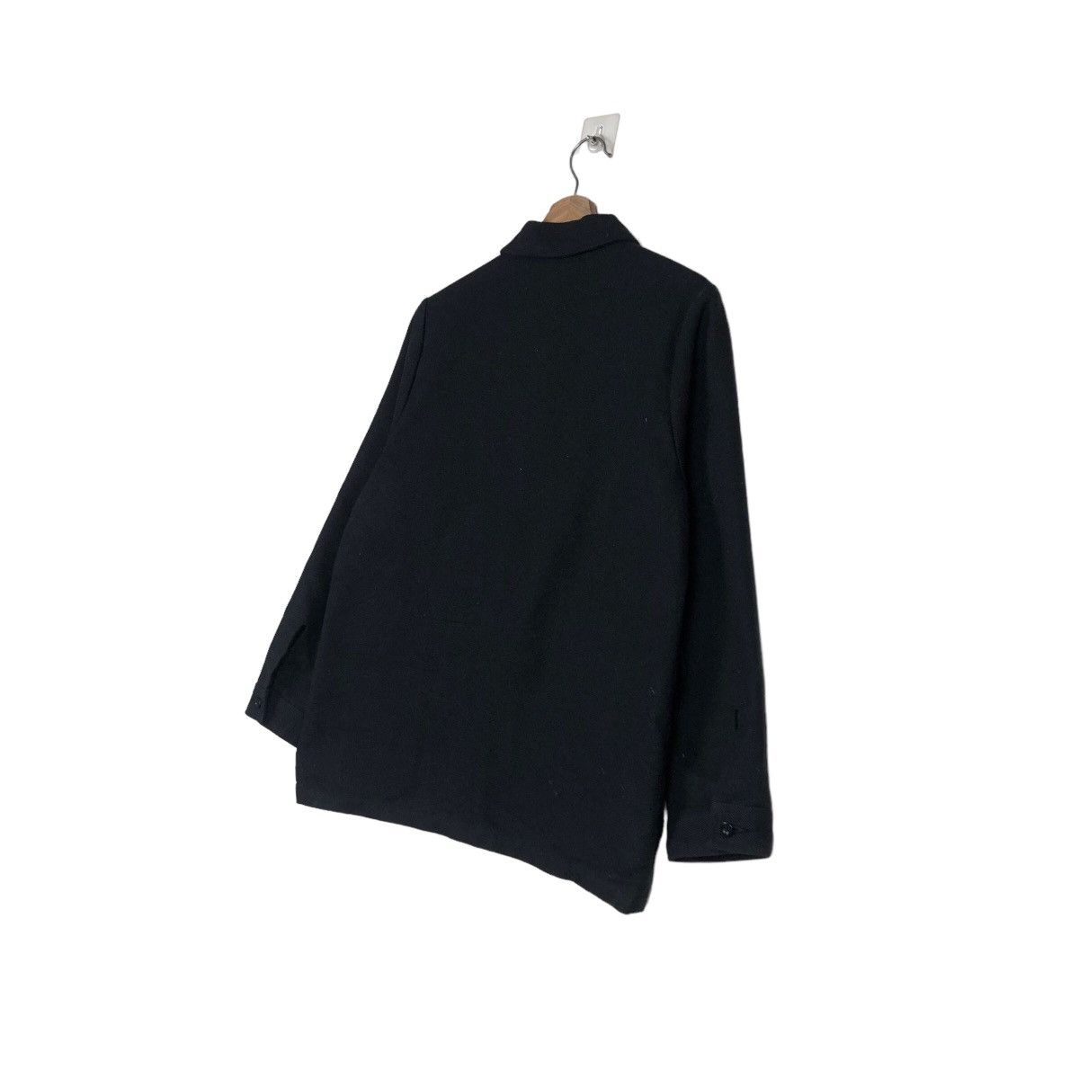 Issey Miyake 🔥Vintage Wool Button Jacket Bella Molnar 1984 Rich Black Size US M / EU 48-50 / 2 - 10 Thumbnail
