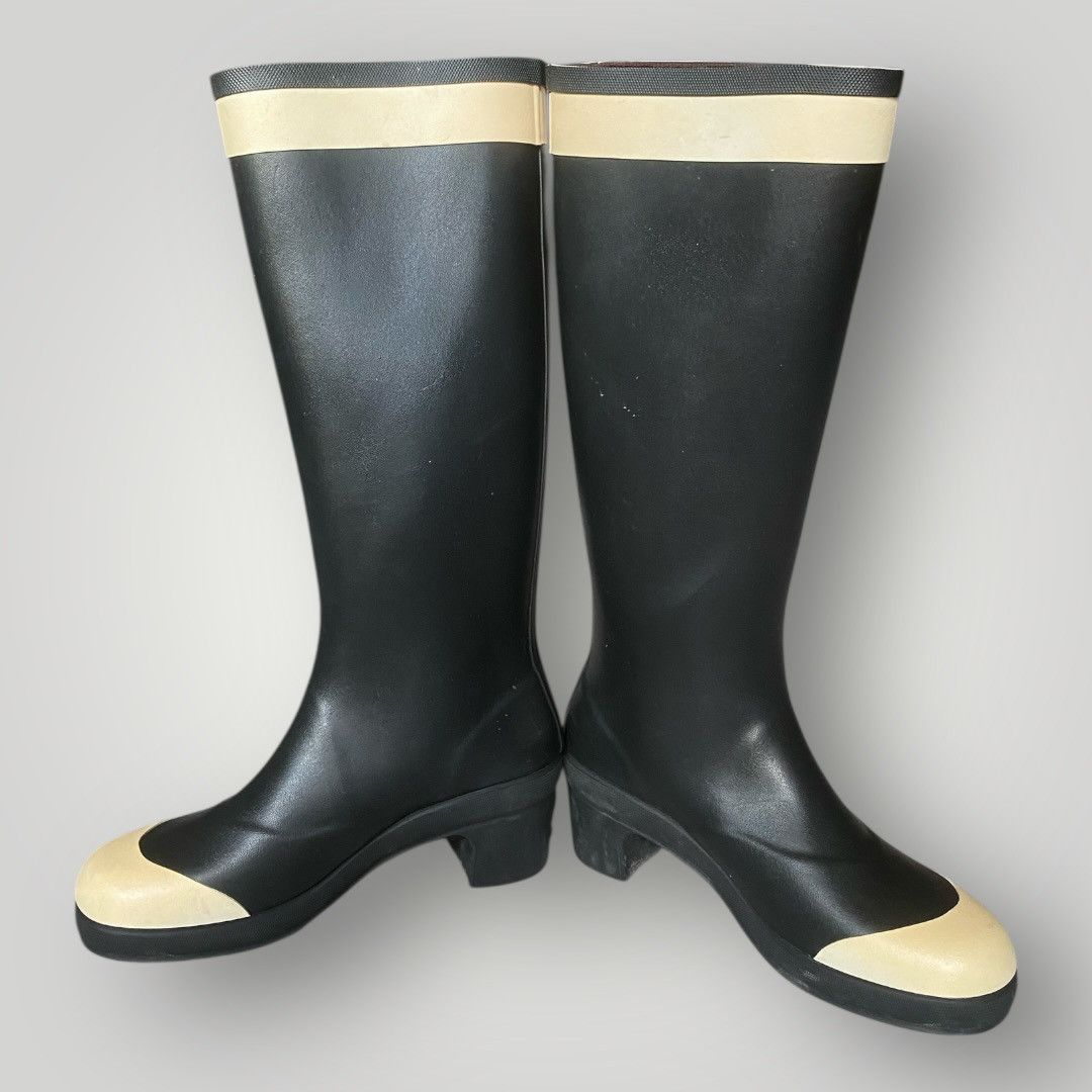 Chanel Chanel Long Rain Boots Size US 7 / IT 37 - 3 Thumbnail