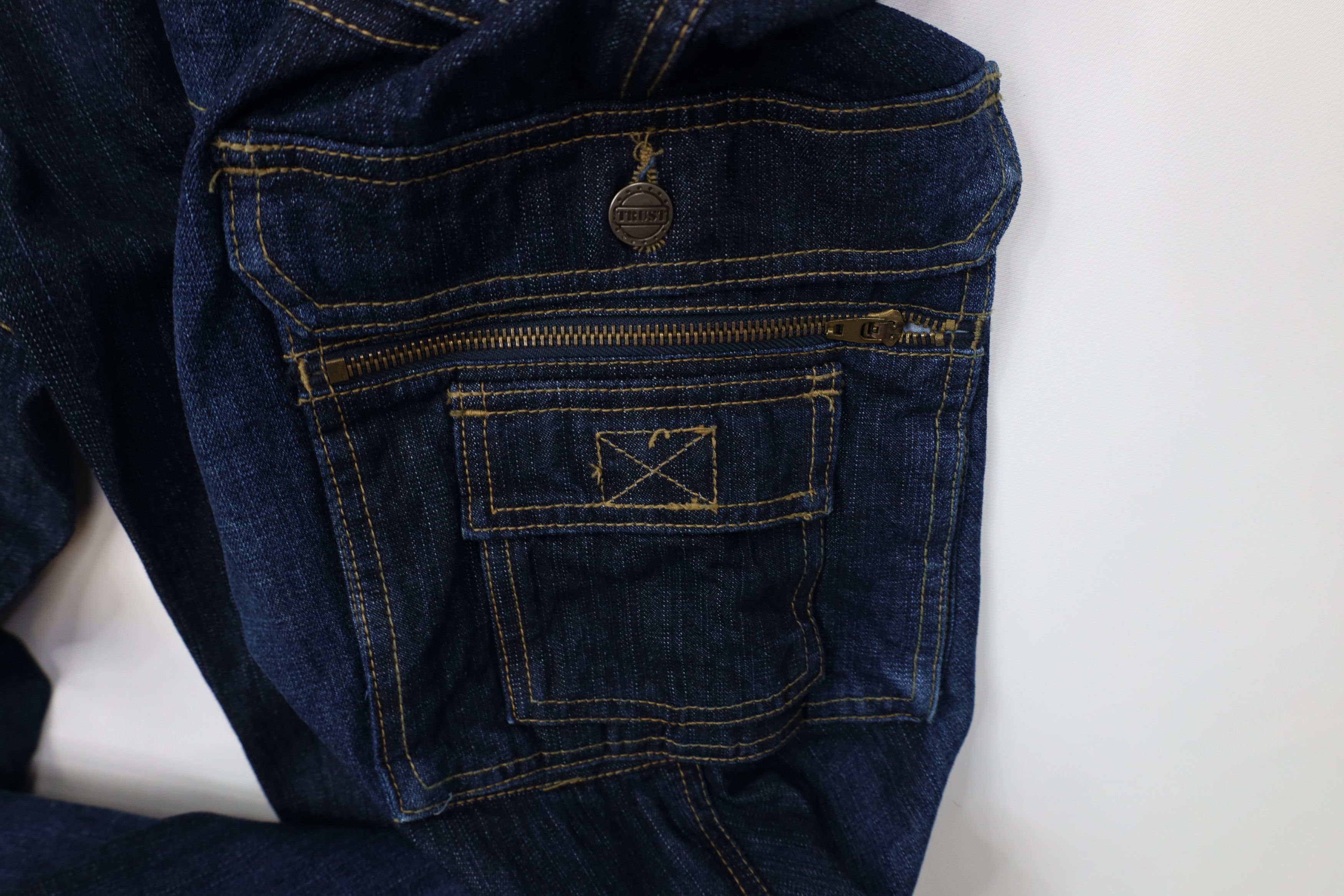 Vintage Vintage 90s Y2K Streetwear Baggy Wide Leg Cargo Denim Jeans Size US 40 / EU 56 - 13 Thumbnail