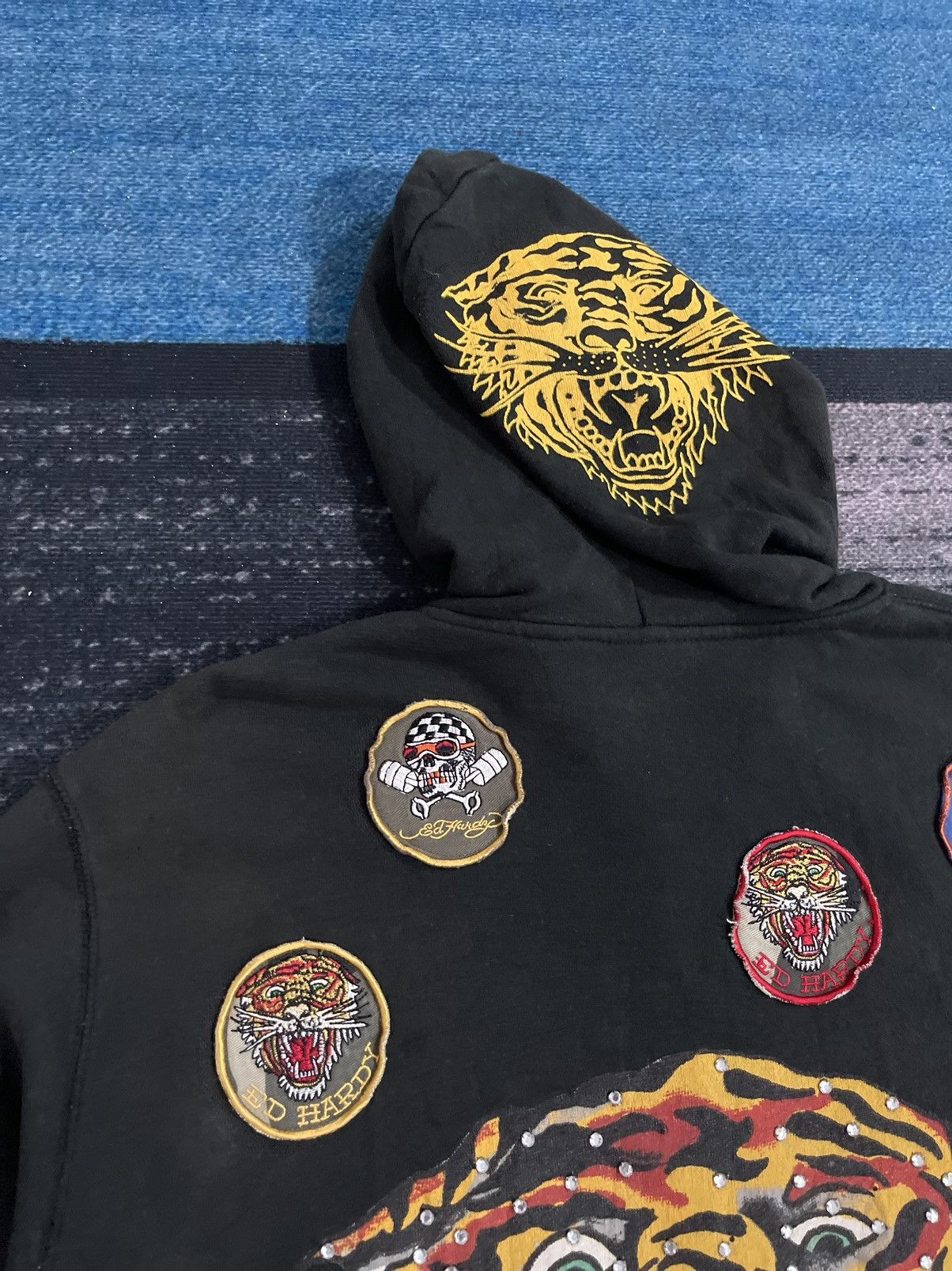 Christian Audigier Vintage Ed Hardy Zipper Hoodie Jacket Size US M / EU 48-50 / 2 - 11 Thumbnail