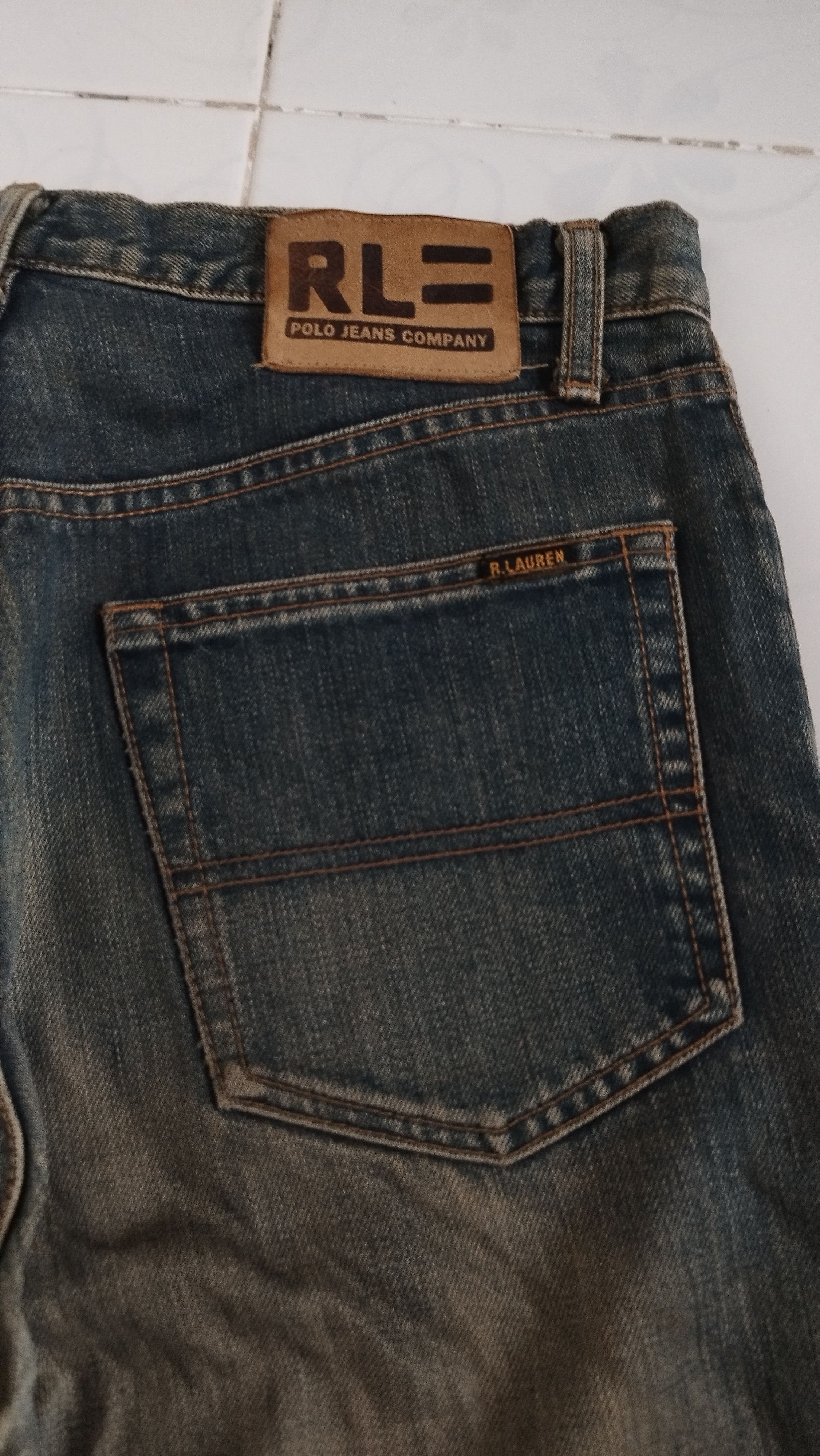 If Six Was Nine Polo RL vintage rust fade Size US 31 - 4 Thumbnail