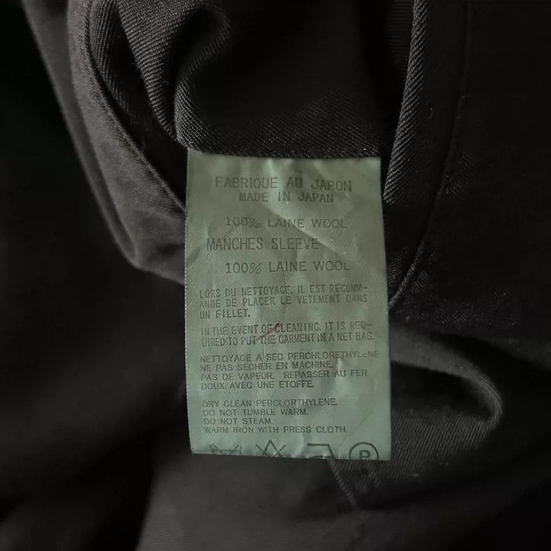 Yohji Yamamoto Yohji Yamamoto Yohji Yamamoto Wool Coat with Unique Sleeve Size US S / EU 44-46 / 1 - 6 Thumbnail