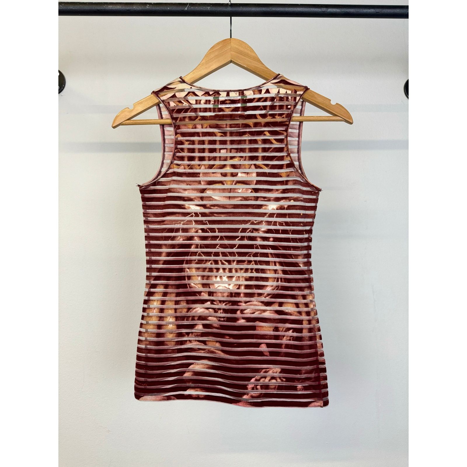 Jean Paul Gaultier SS2001 Jean Paul Gaultier satan demon tank mesh top Size M / US 6-8 / IT 42-44 - 4 Thumbnail