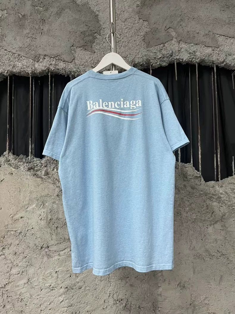 Balenciaga Balenciaga Haze Blue Coke Short Sleeves 2505-Nextarrow Size US XS / EU 42 / 0 - 1 Thumbnail