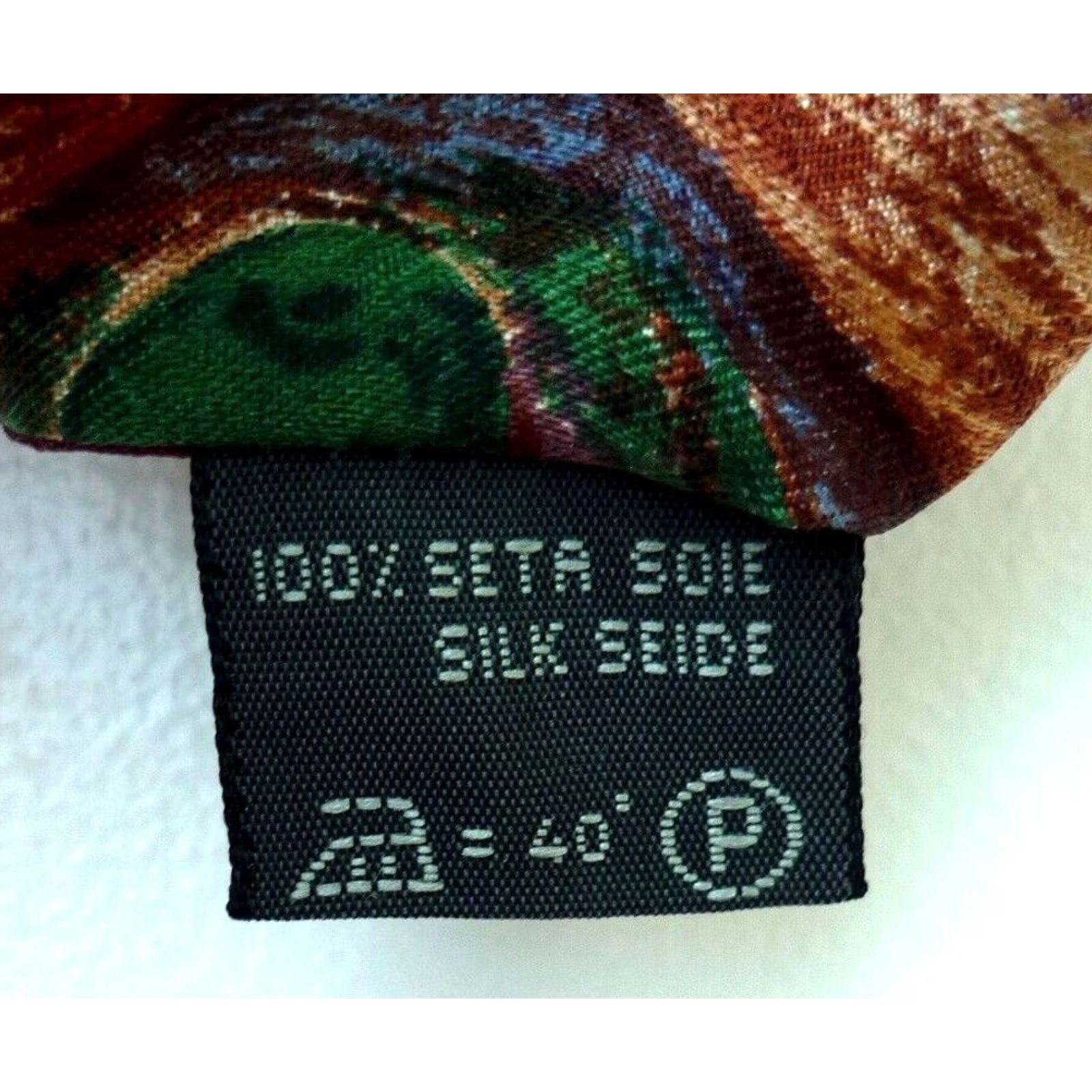 Ermenegildo Zegna Ermenegildo Zegna Tie Silk Luxury Abstract Made in Italy Men's Size ONE SIZE - 7 Thumbnail
