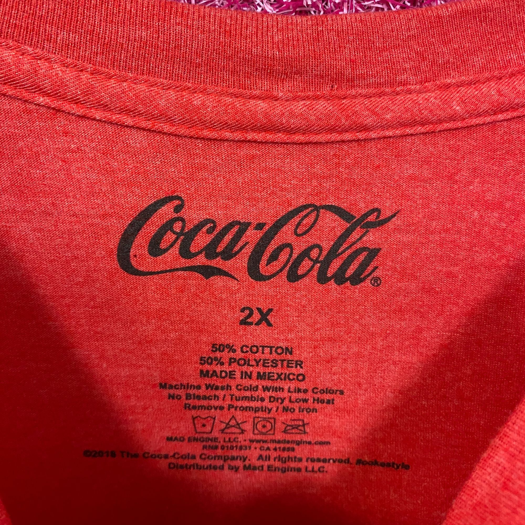 Coca Cola Coca-Cola Red T-Shirt 2XL Size US XXL / EU 58 / 5 - 4 Thumbnail