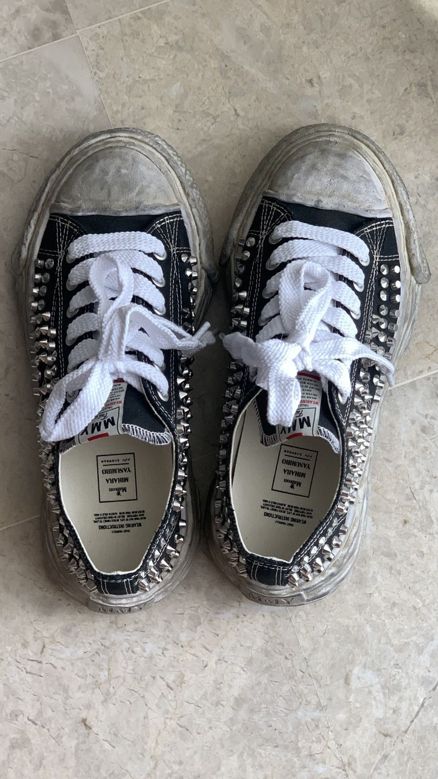 Maison MIHARA YASUHIRO Maison Miharayasuhiro Peterson original low studded sneakers Size US 9 / EU 42 - 7 Thumbnail