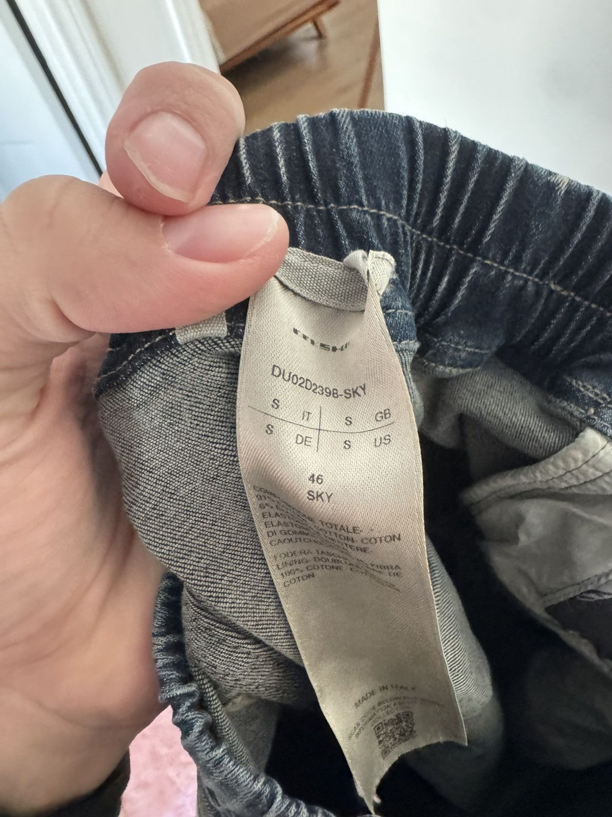 Rick Owens Sky Denim Cargobelas Size US 30 / EU 46 - 5 Thumbnail