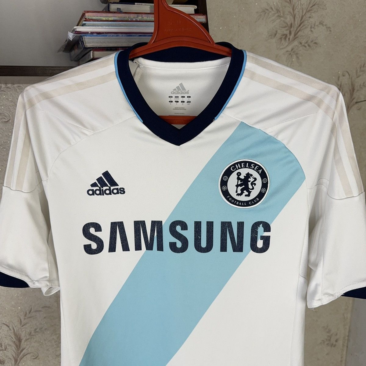 Adidas × Chelsea Soccer Adidas Chelsea Jersey 2012/13 Kit Away Football Shirt S Size US S / EU 44-46 / 1 - 7 Thumbnail