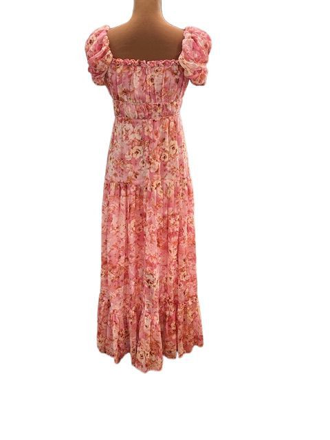 ASTR The Label ASTR “Roseline” Off Shoulder Floral Tiered Maxi Dress Size S / US 4 / IT 40 - 6 Thumbnail