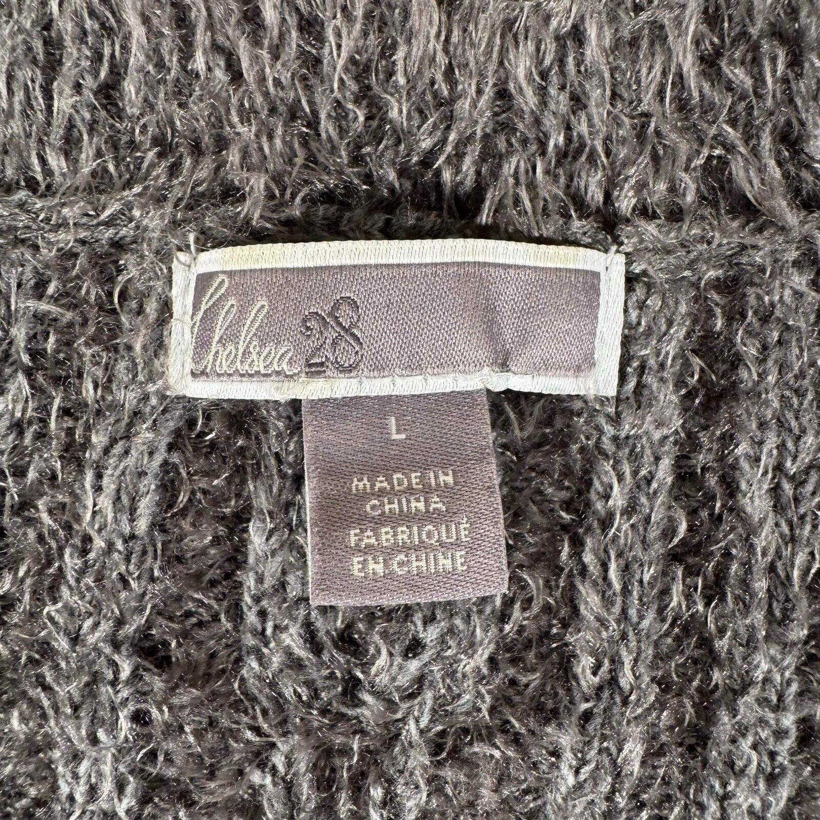 Other Chelsea28 Sweater Women Large Cashmere Wool Blend Soft Fuzzy Size L / US 10 / IT 46 - 4 Thumbnail