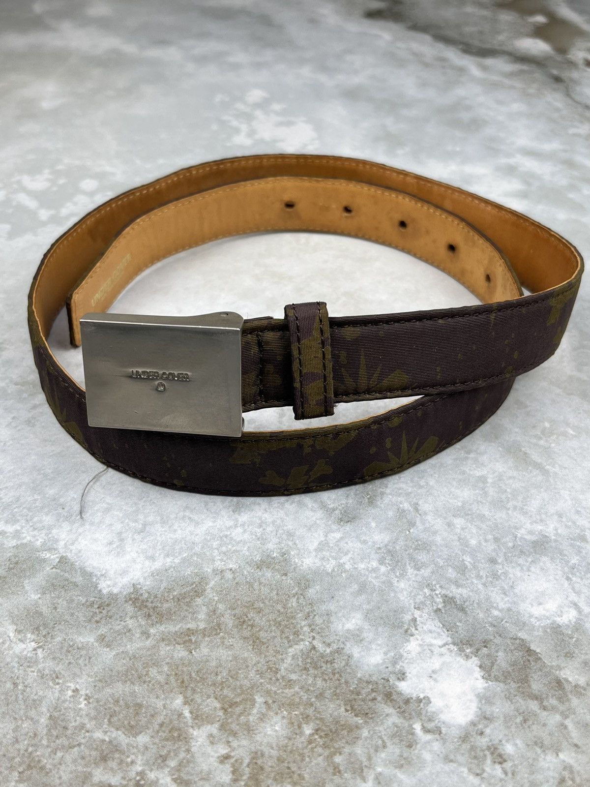 Undercover SS01 Undercover Louis Vuitton Rip Monogram Leather Belt Size ONE SIZE - 4 Thumbnail