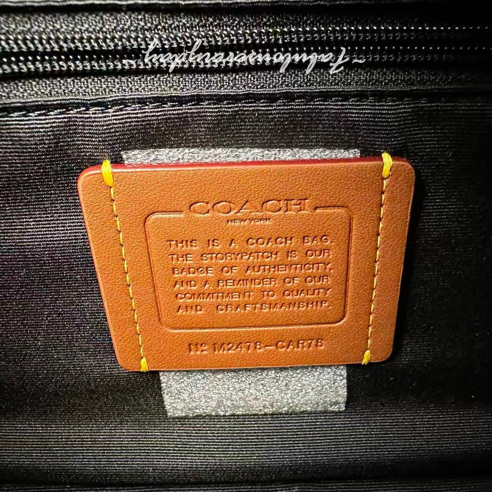 Coach Coach Smith Tote 24 Crossbody Signature Jacquard Oak/Maple Size ONE SIZE - 8 Thumbnail