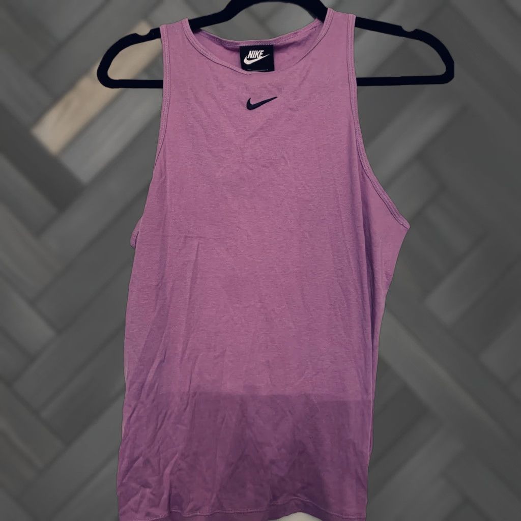 Nike Nike Sportswear Tank Top Women Basic Essential Sleeveless Purple L Size L / US 10 / IT 46 - 1 Thumbnail