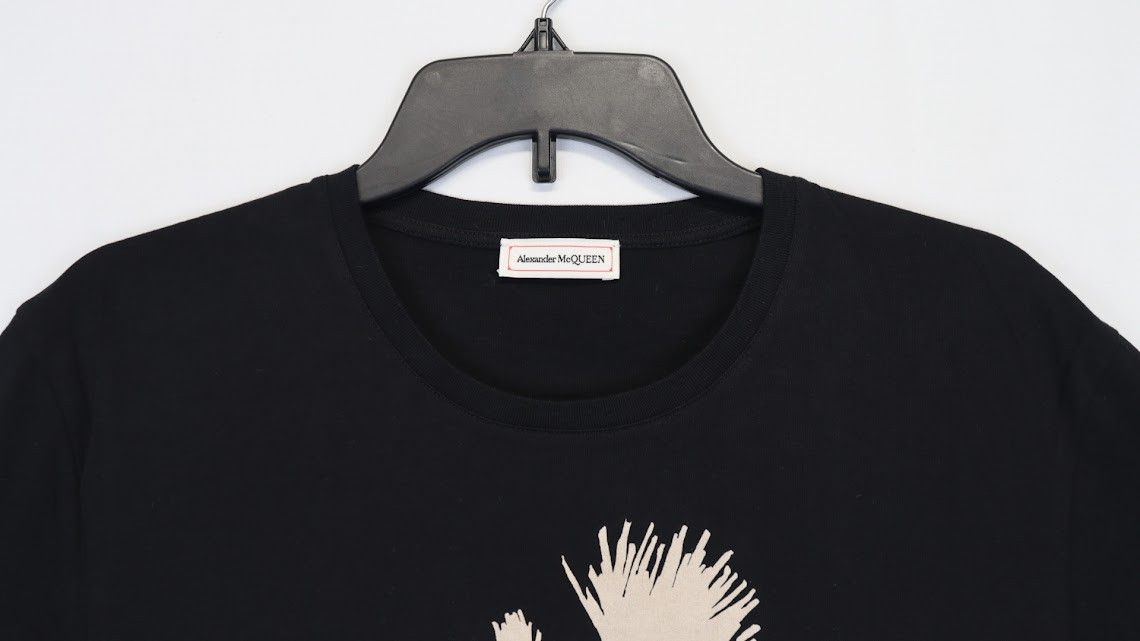 Alexander McQueen o1rshd1 ***Defective / T-shirt in Black Size US S / EU 44-46 / 1 - 5 Thumbnail