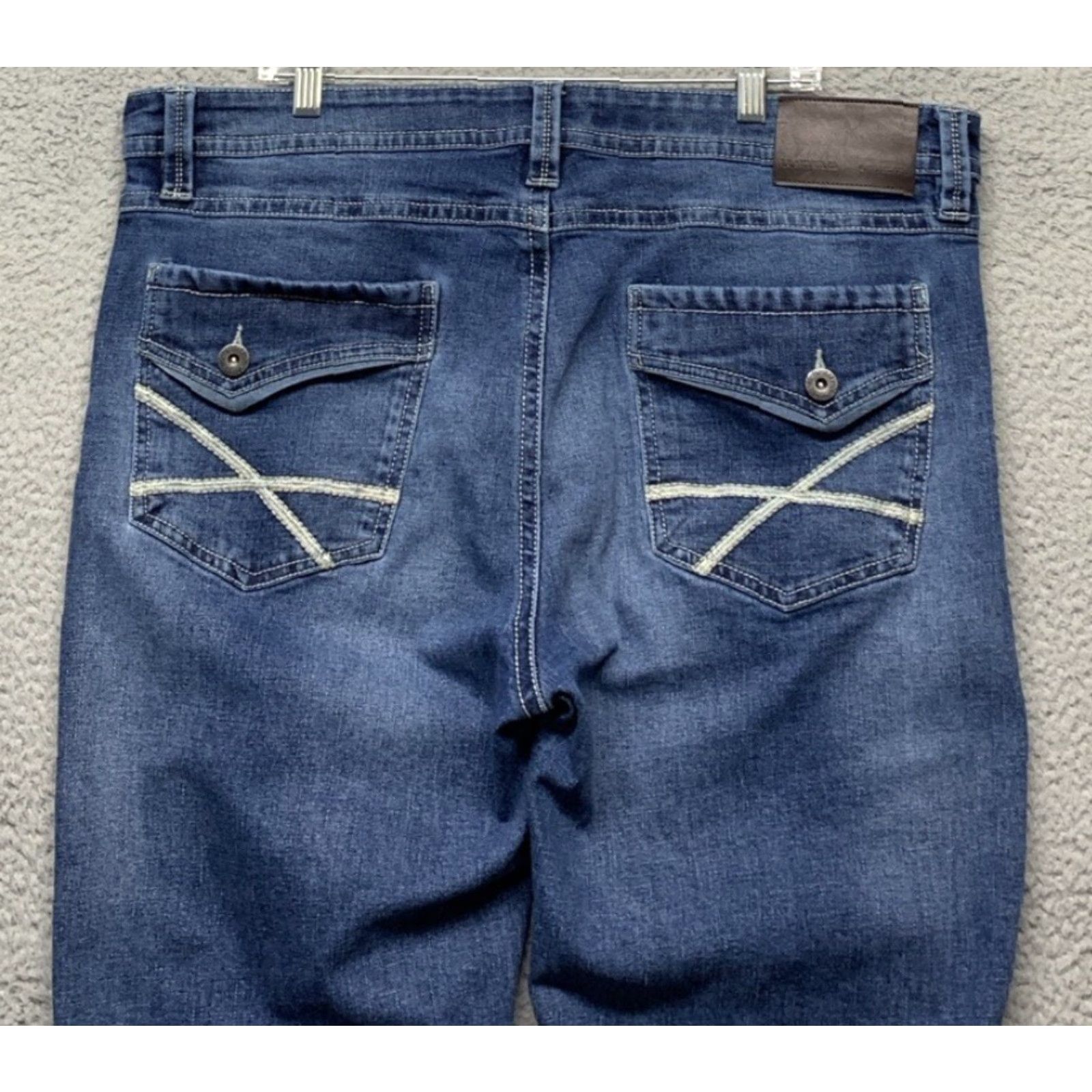 Vintage Axel Jeans Slim Bootcut 40x30 Blue Denim 99%cotton,1%spandex Regular Size Mens Size US 40 / EU 56 - 5 Thumbnail