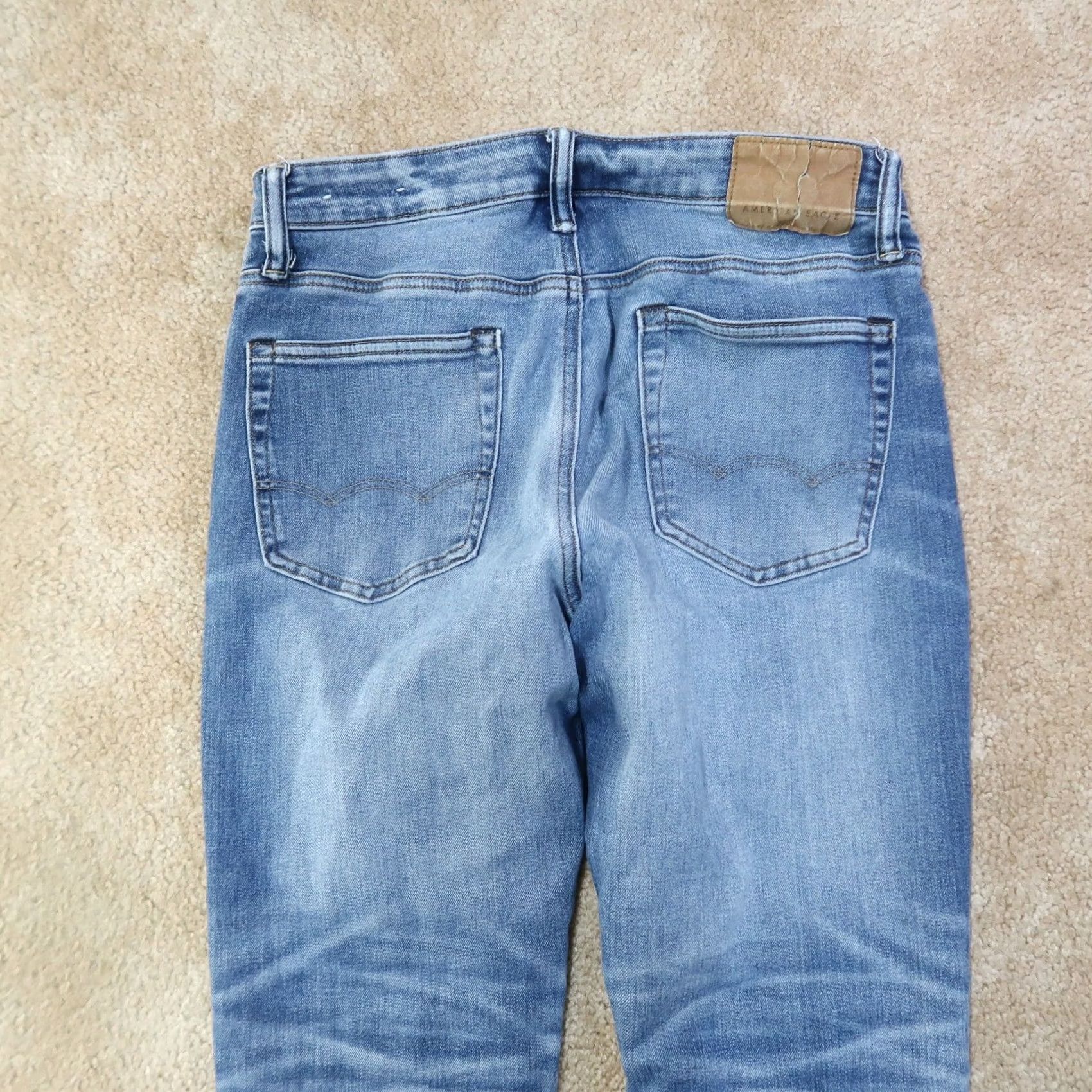 American Eagle Outfitters American Eagle Outfitters Jeans Athletic Skinny Men 32x32 Blue Denim 5-Pocket Inseam 32 Regular Size Size US 32 / EU 48 - 6 Thumbnail