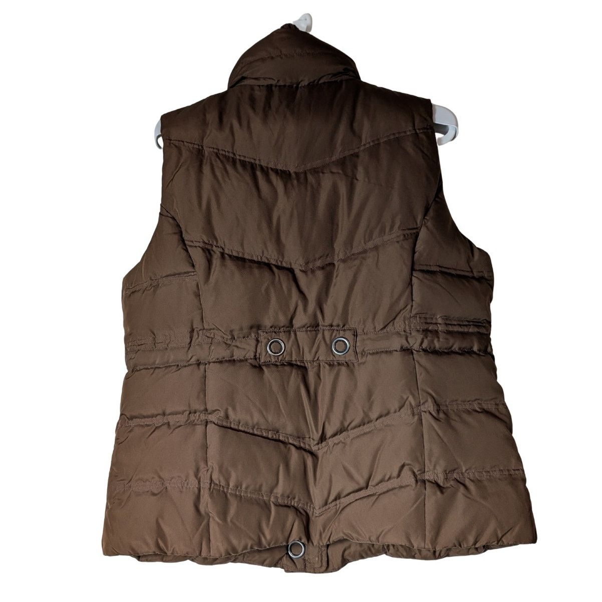 Unknown London K Jordan Brown Puffer Vest Hooded Women’s Size M USED Size M / US 6-8 / IT 42-44 - 4 Thumbnail